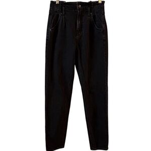 American Eagle Women's High Rise Black Mom Jeans Size 00
